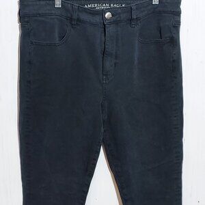 American Eagle Black Skinny Jeans Size 12